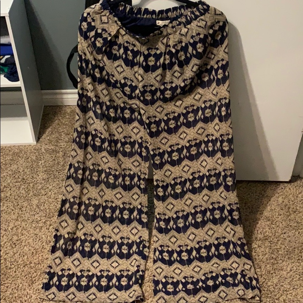 Flowey sheer wide legged pant